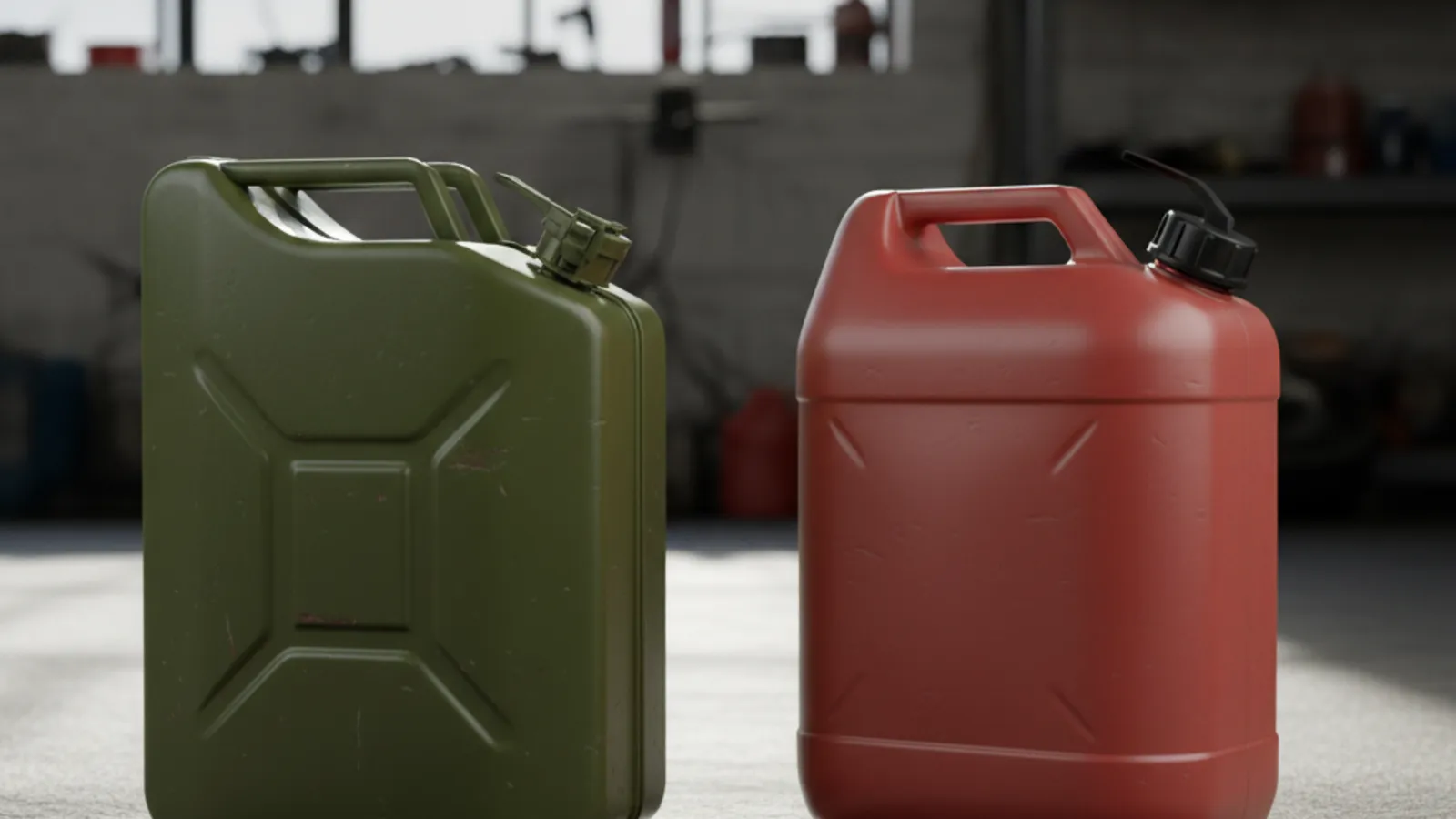 Stocker son carburant : doit-on privilégier le jerrican métal ou plastique ?