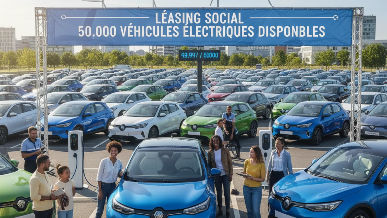 100 000 véhicules électriques disponibles avec le nouveau leasing social