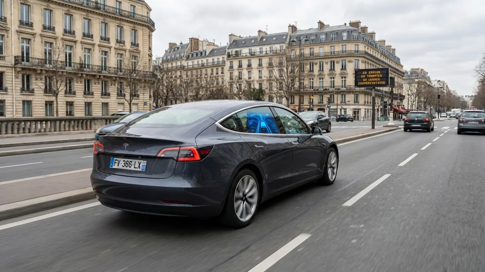 Tesla teste sa conduite autonome en France
