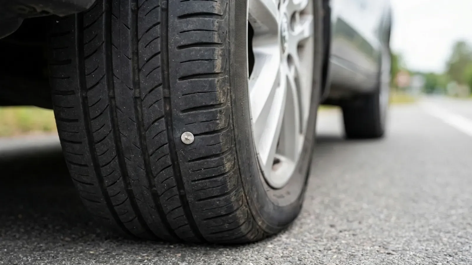 Rouler avec un clou dans le pneu sans crevaison : est-ce vraiment possible ?