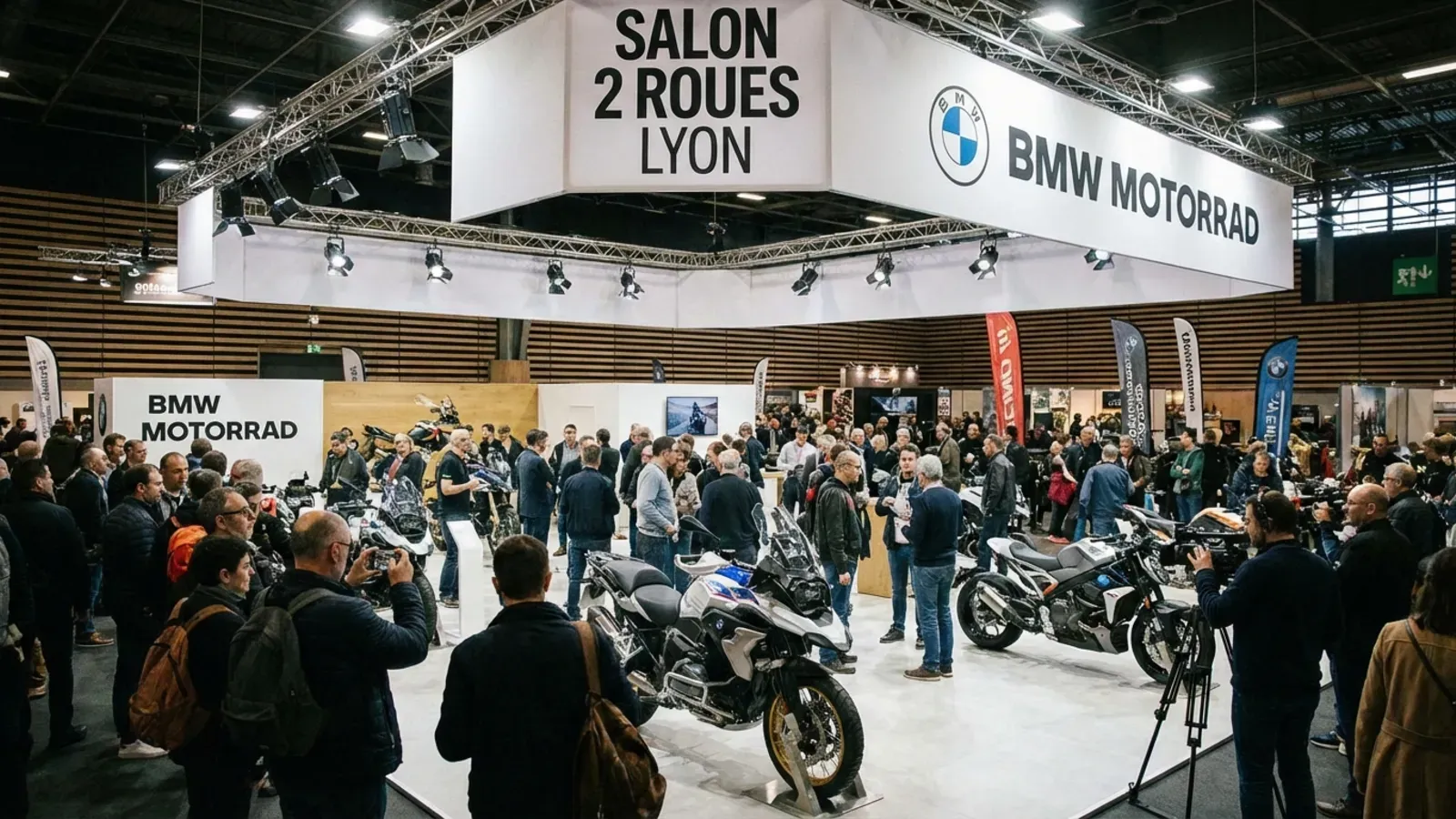 BMW Motorrad déchaîne 720 m² d’exclus au Salon 2 Roues Lyon !
