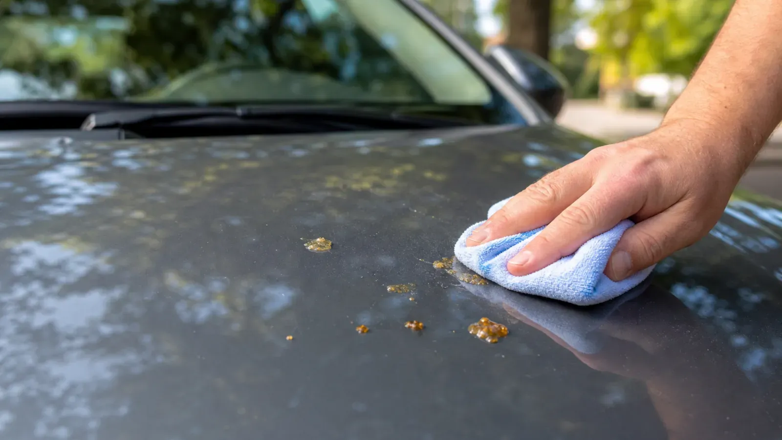 Comment enlever de la résine ou de la sève sur votre voiture ?