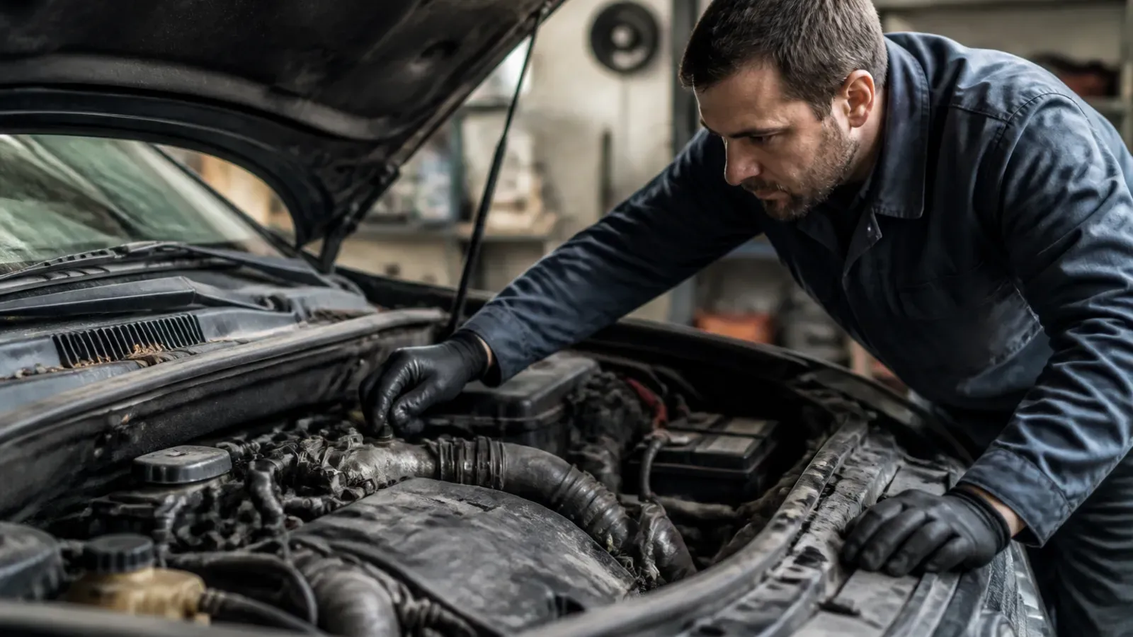 Voiture peu kilométrée mais restée longtemps immobilisée : quels organes inspecter ?