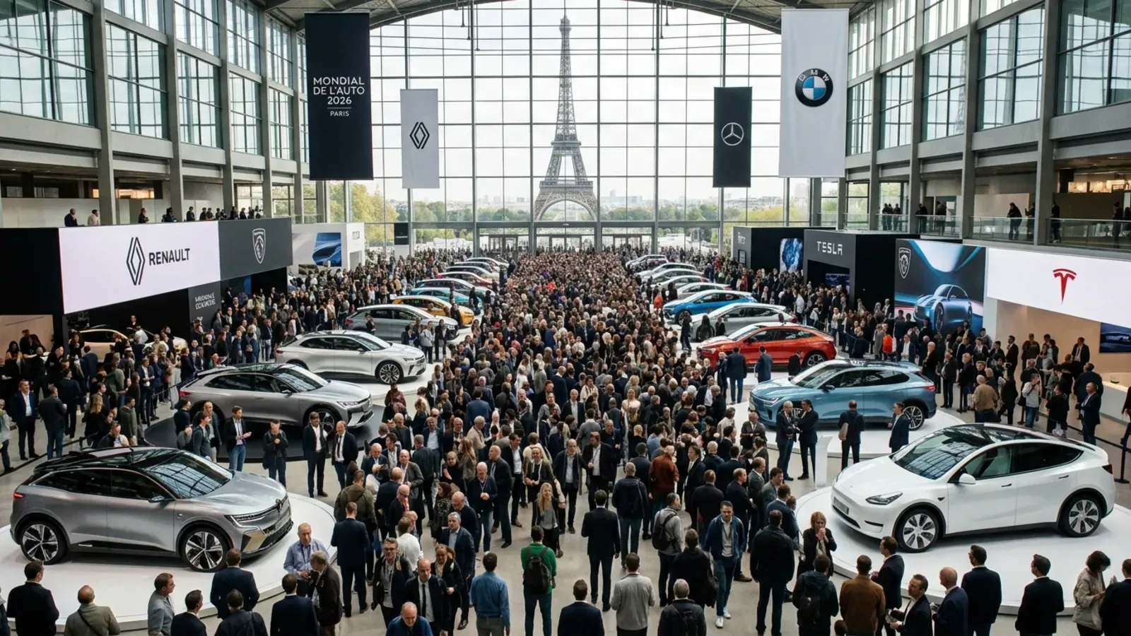 Le Mondial de l&rsquo;Auto 2026 attire plus de 518 000 visiteurs à Paris